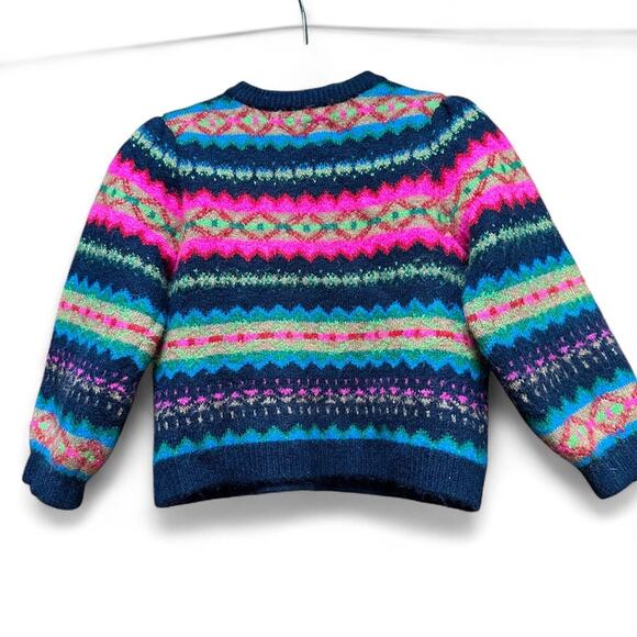 BABY GAP Fair Isle Nordic Knit Sweater 18-24 Months Colorful Winter Pullover - Picture 2 of 5